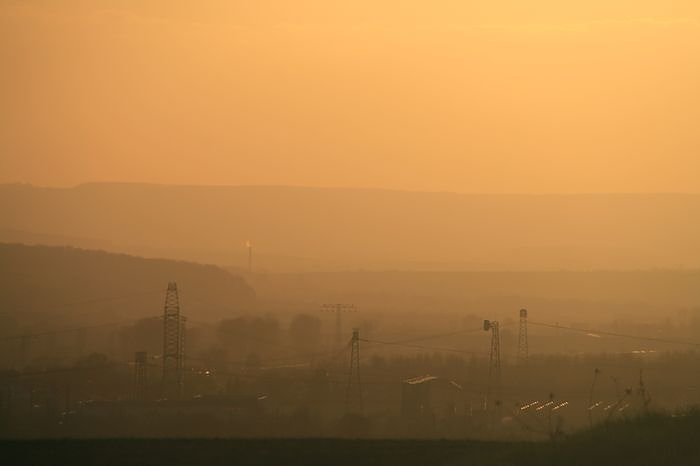 Sonnenuntergang - fotografiert vom Hainer Berg