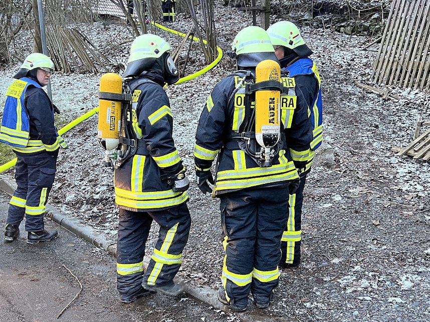 Gartenlaube brannte in Bleicherode