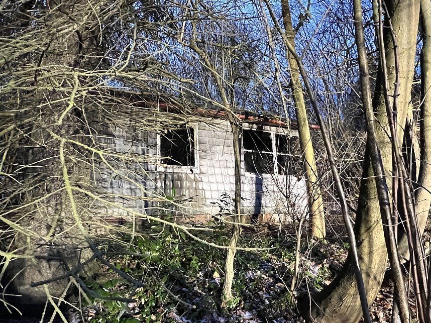 Gartenlaube brannte in Bleicherode