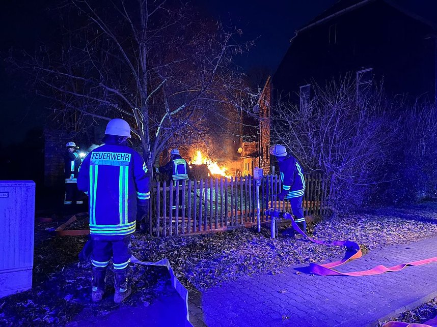 Schuppenbrand in Heringen