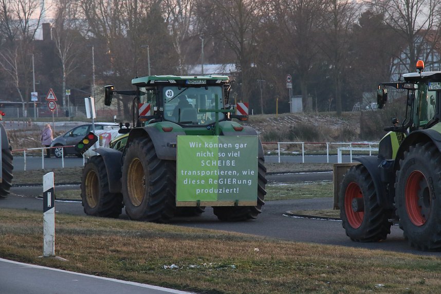 Bauernproteste in Nordhausen