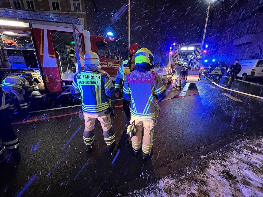 Wieder brannte es in der Leimbacher Stra&szlig;e