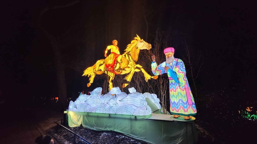 Peter Blei unterwegs in magischen Lichterwelten