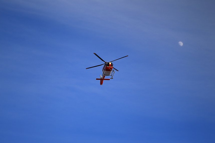 J&auml;ger st&uuml;rzte in die Helme