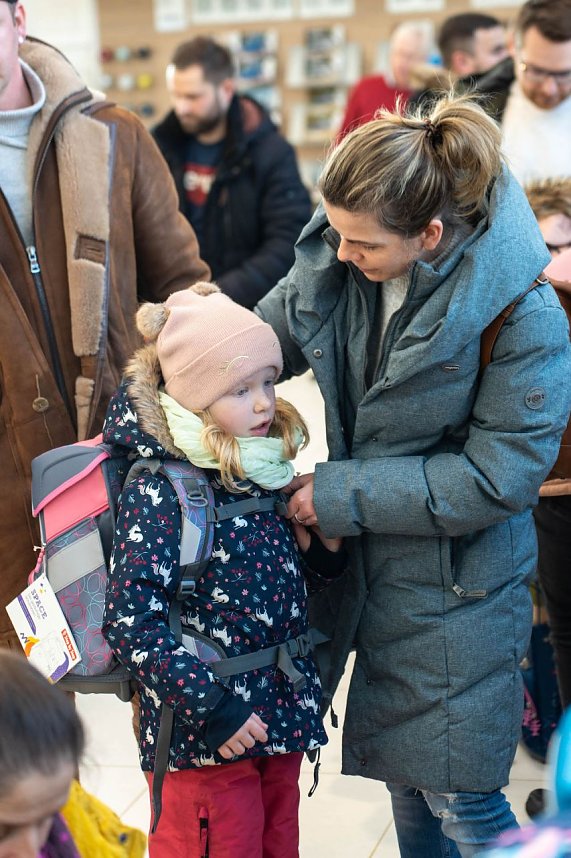 Schulranzentag im Autohaus Peter