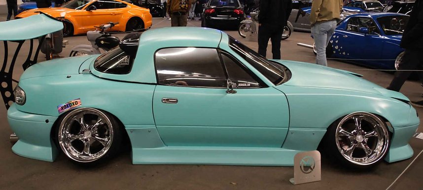 Peter Blei unterwegs auf der Automesse Erfurt