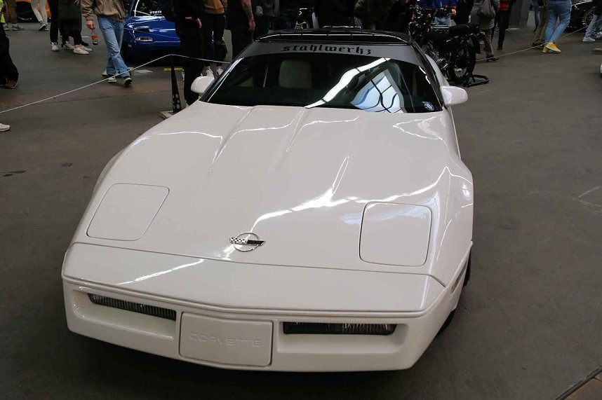 Peter Blei unterwegs auf der Automesse Erfurt