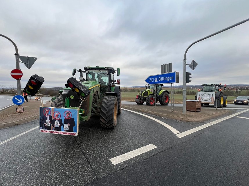 Bauernprotest bei Werther