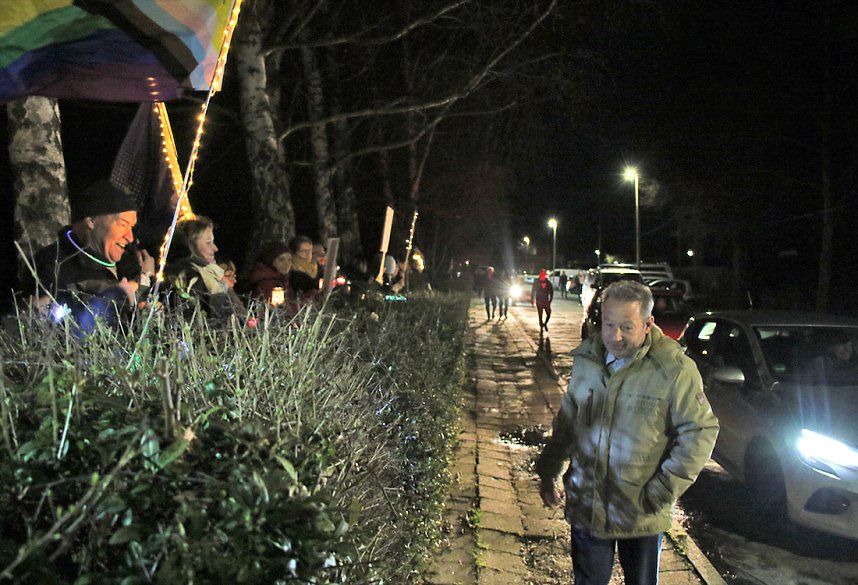 Gegenprotest zur AfD Veranstaltung in Sundhausen