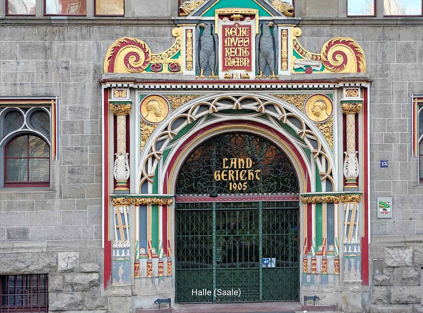 Peter Blei unterwegs in Halle