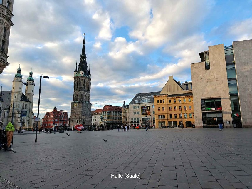 Peter Blei unterwegs in Halle