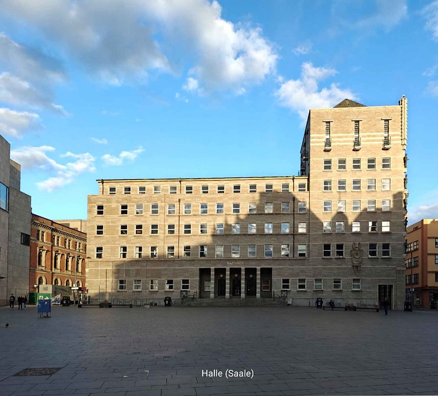 Peter Blei unterwegs in Halle