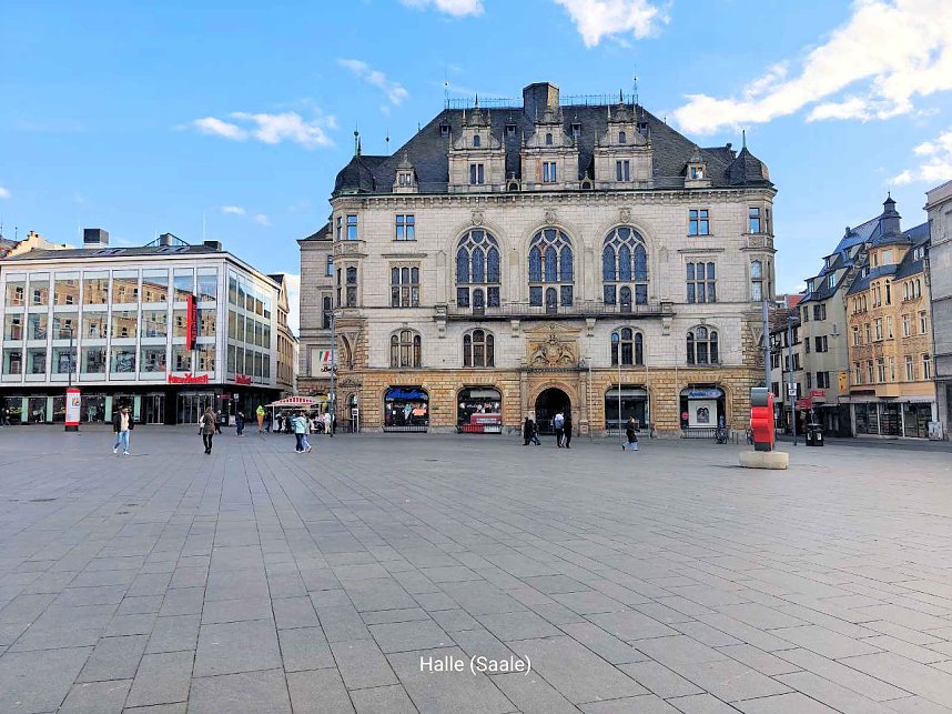 Peter Blei unterwegs in Halle