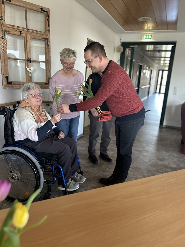Ehrung f&uuml;r die Damen der Lebenshilfe