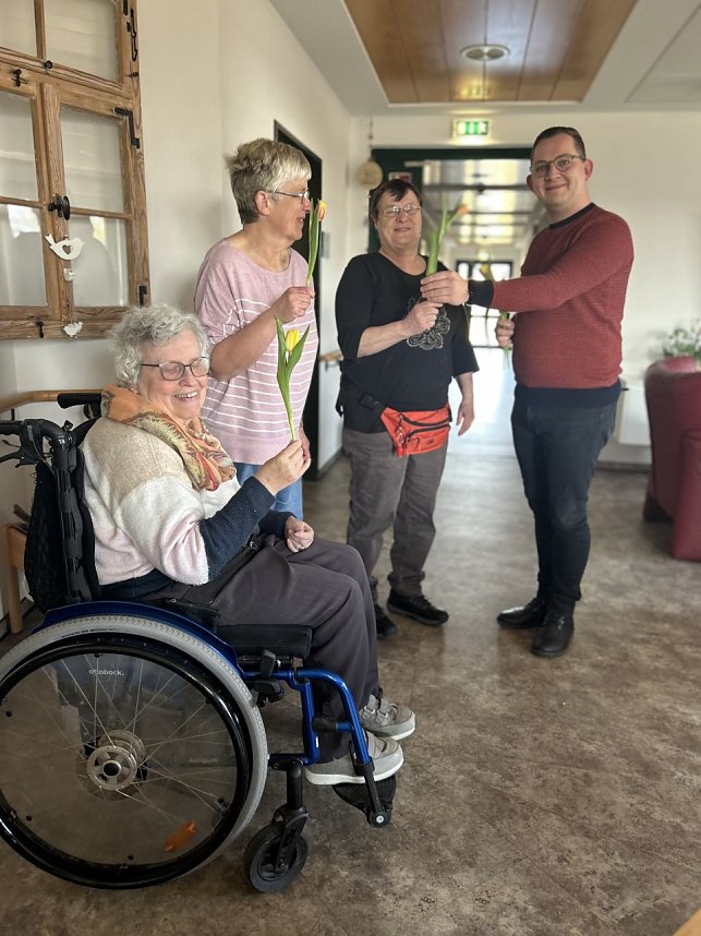 Ehrung f&uuml;r die Damen der Lebenshilfe