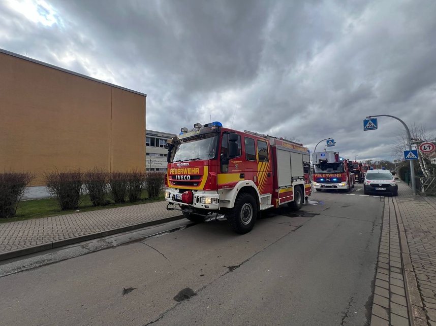 Feuerwehreinsatz an der Lessingschule