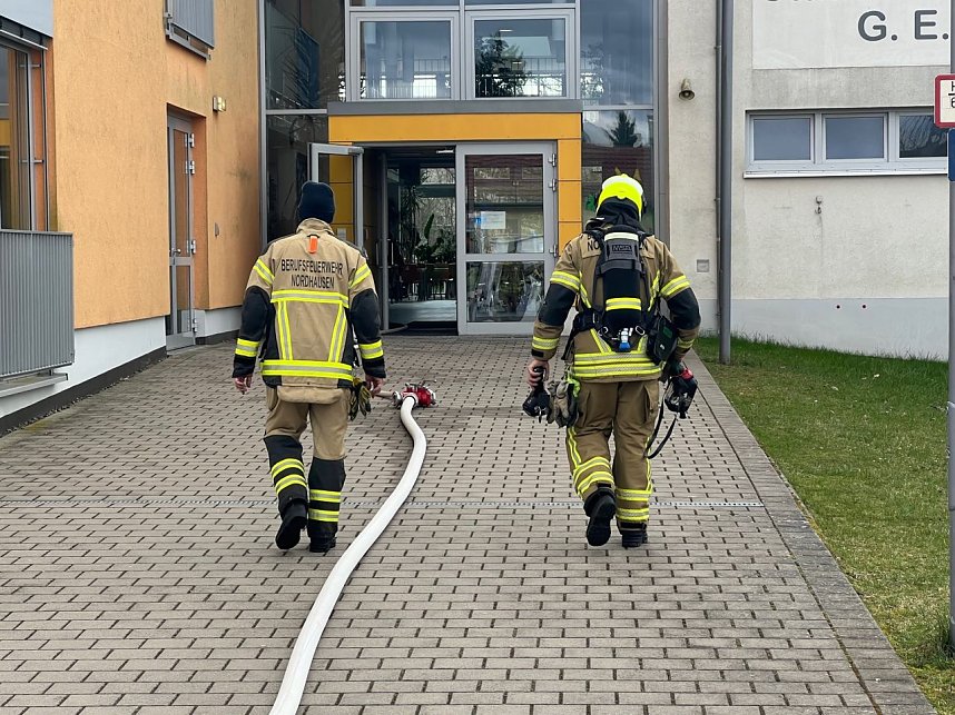 Feuerwehreinsatz an der Lessingschule