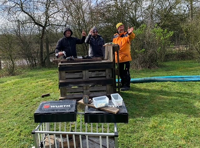 Arbeitseinsatz beim TSC Neptun