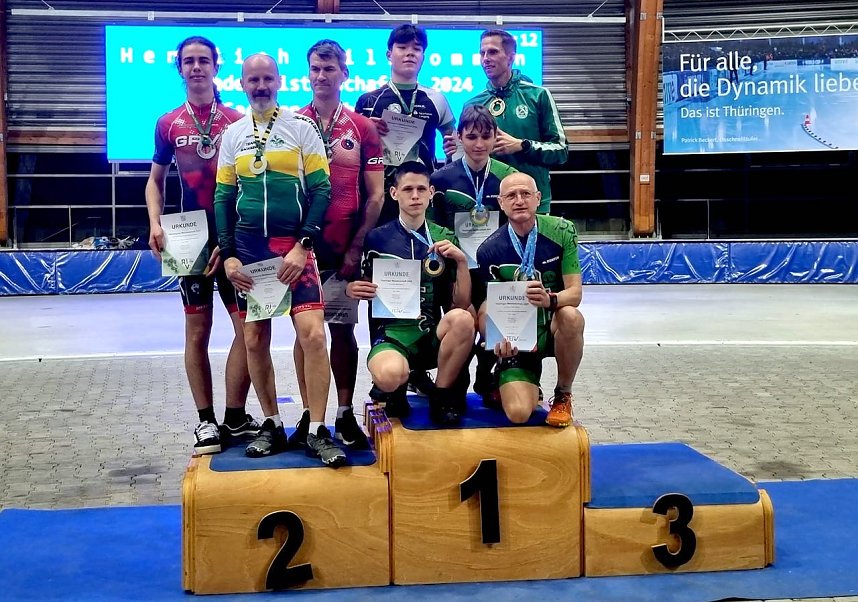 Speedskating Meisterschaften erfolgreich f&uuml;r Nordh&auml;user RSV in der Niemann Stirnemann Halle in Erfurt