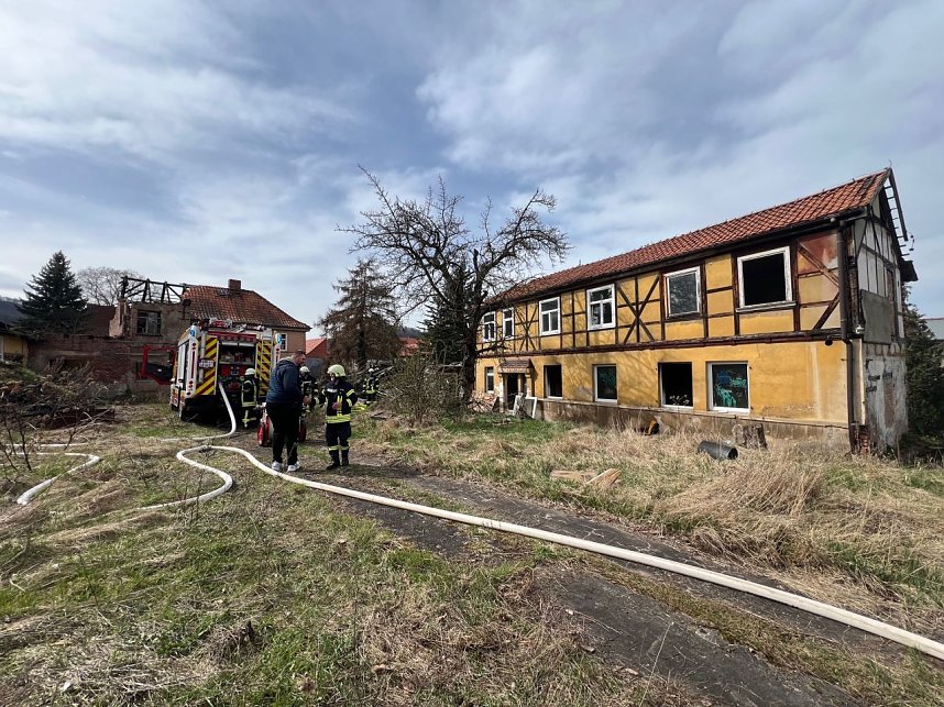 Brand in der Erzbergstra&szlig;e