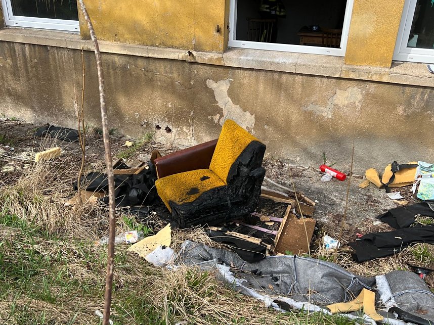 Brand in der Erzbergstra&szlig;e