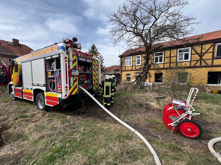 Brand in der Erzbergstra&szlig;e