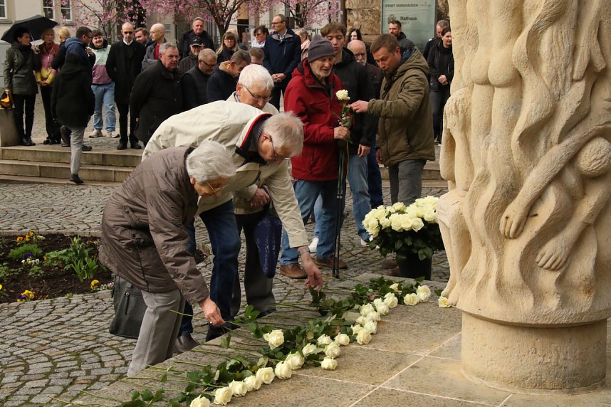 Gedenken zum Jahrestag der Bombardierung Nordhausens