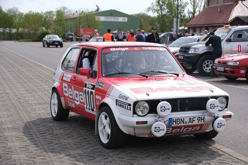 Roland Rallye gestern vor den Toren Nordhausens