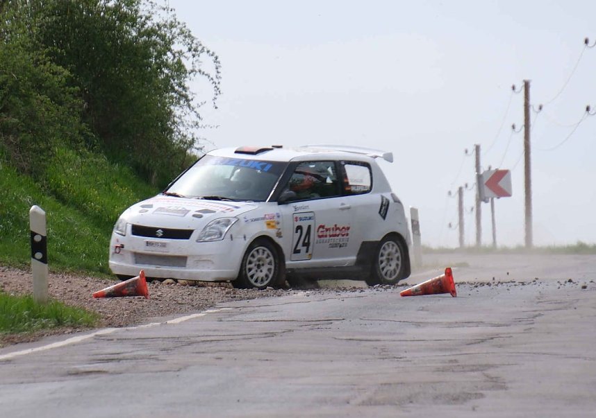 Roland Rallye gestern vor den Toren Nordhausens