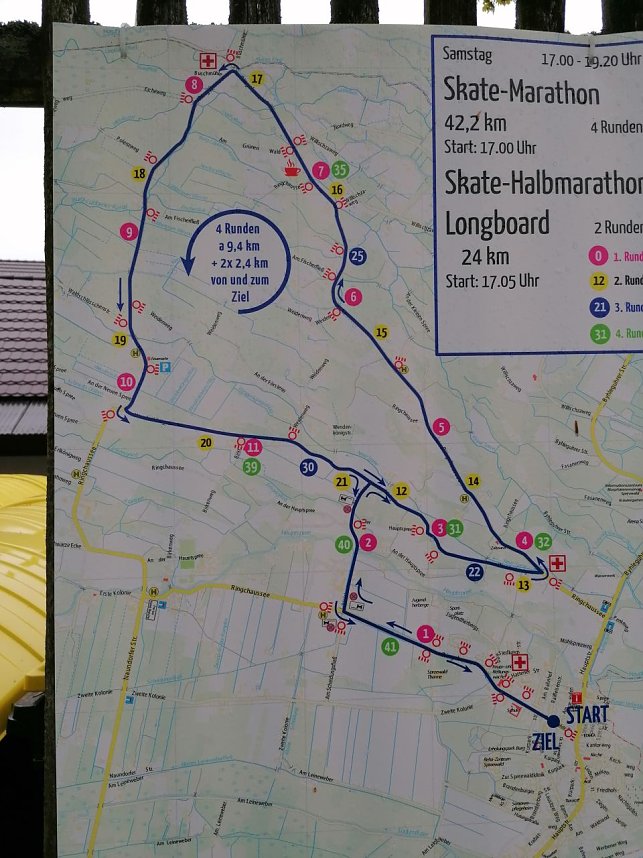 Spreewaldmarathon der Skater mit Nordh&auml;user Beteiligung