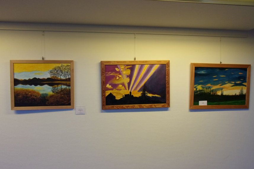 Vernissage in der Galerie der Kreissparkasse Nordhausen