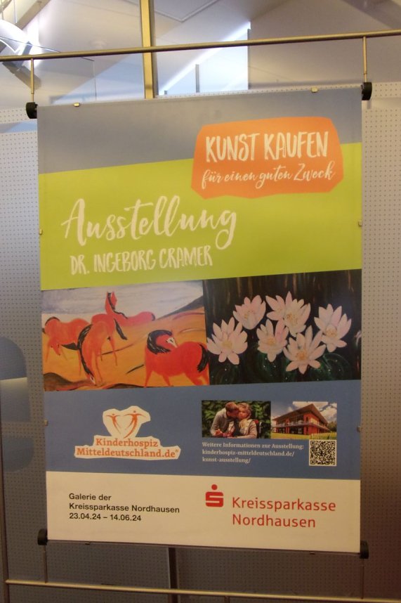 Vernissage in der Galerie der Kreissparkasse Nordhausen