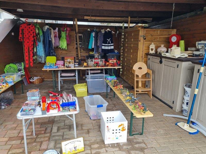 So sch&ouml;n soll es wieder werden - Impressionen vom ersten Dorfflohmarkt in Rodishain