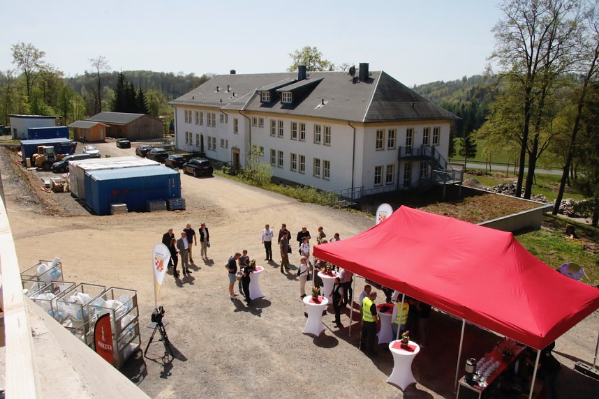 Stahlbaustart am Hexenbesen
