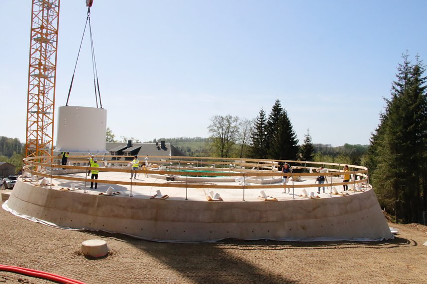 Stahlbaustart am Hexenbesen