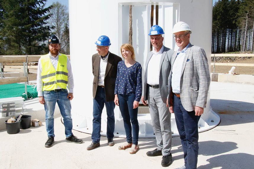 Stahlbaustart am Hexenbesen