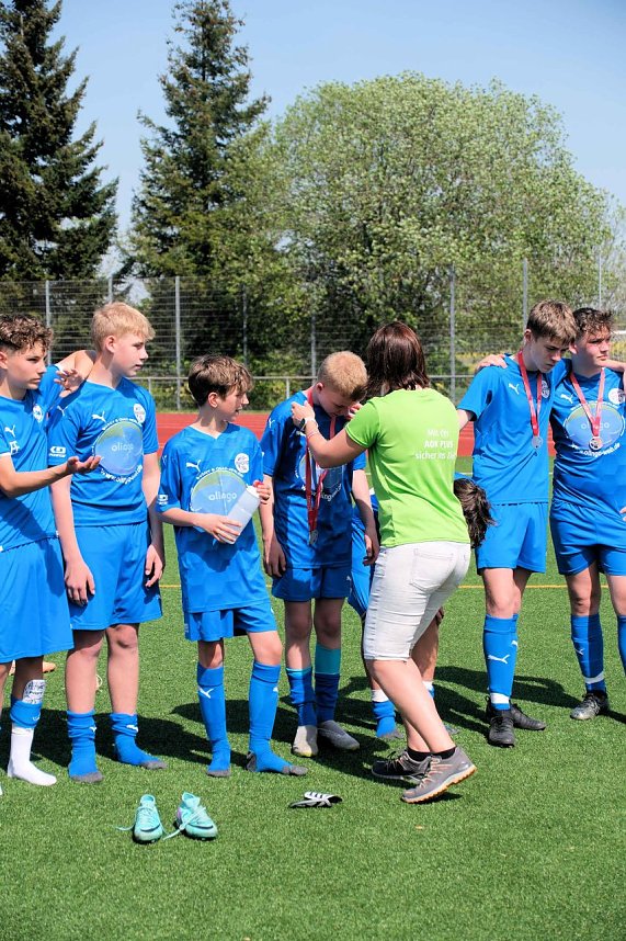 Landespokalfinale zwischen Nordhausens und Erfurts C-Jugendlichen