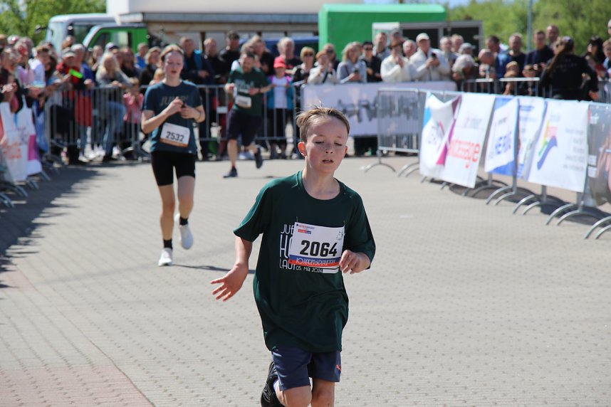 Zieleinlauf zum 10. Harztorlauf