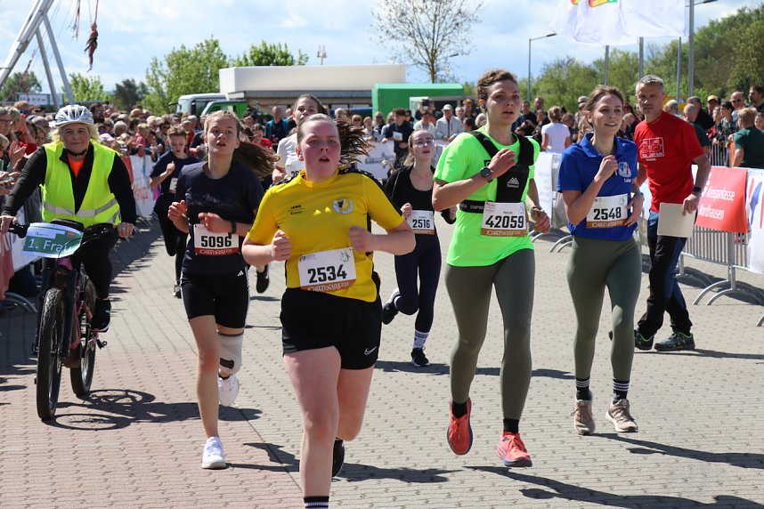 Zieleinlauf zum 10. Harztorlauf