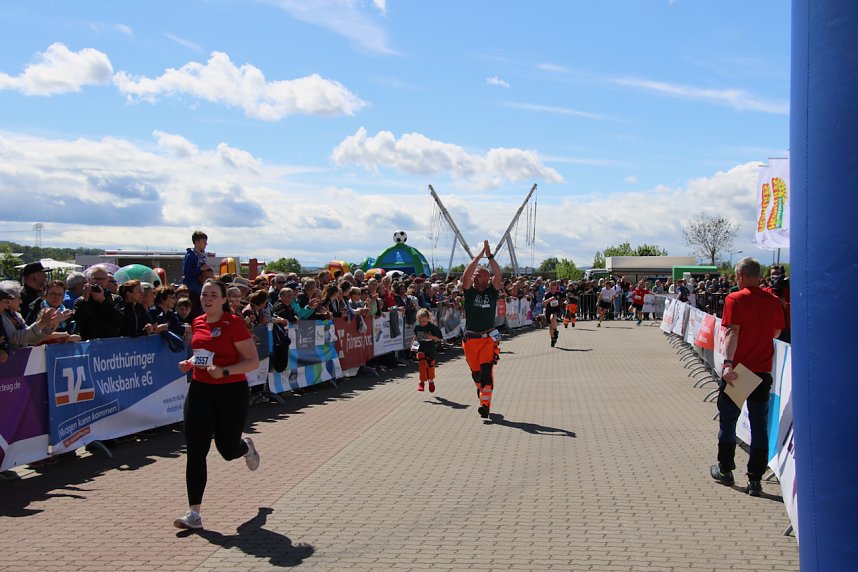 Zieleinlauf zum 10. Harztorlauf