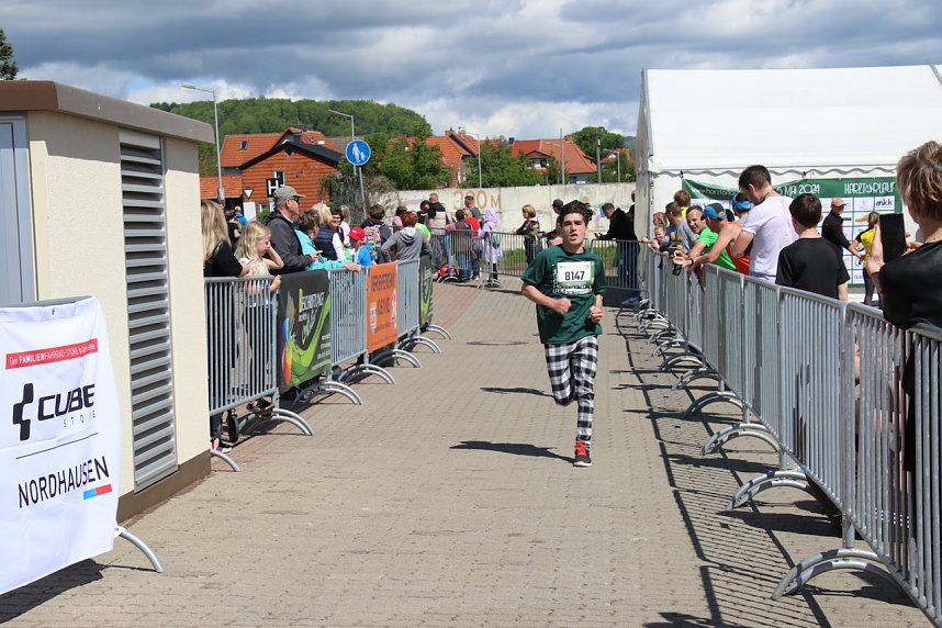 Zieleinlauf zum 10. Harztorlauf