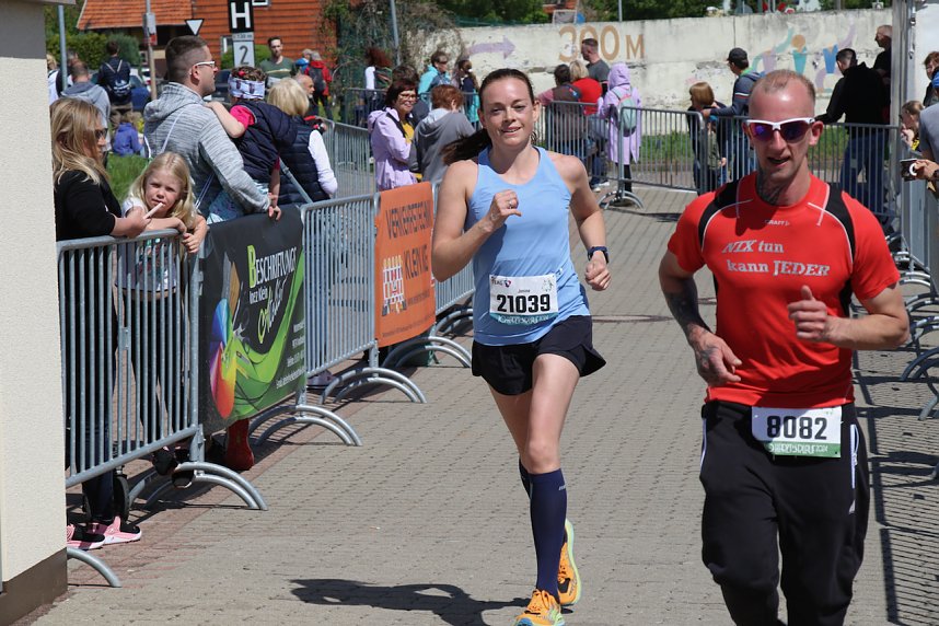 Zieleinlauf zum 10. Harztorlauf