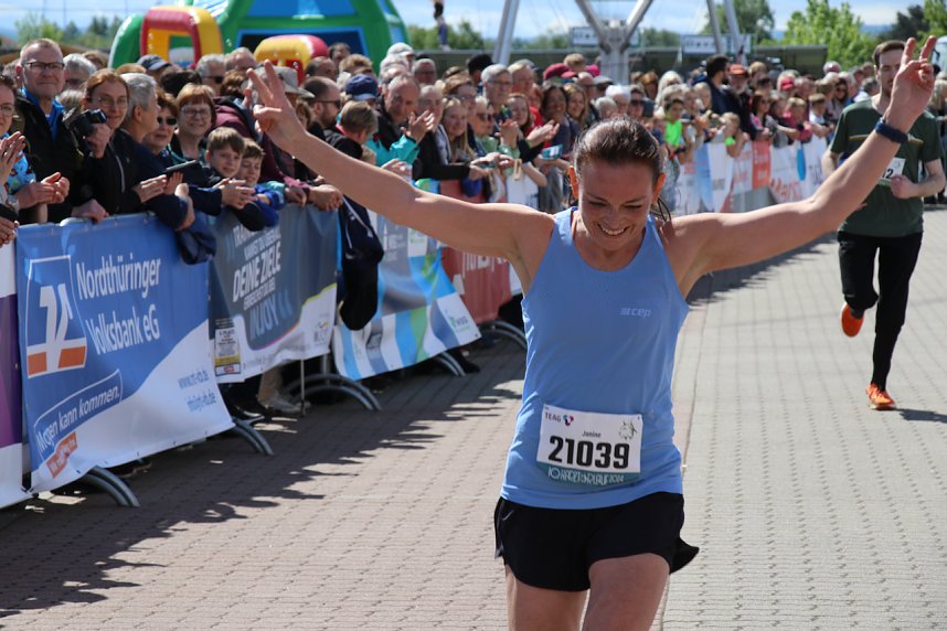 Zieleinlauf zum 10. Harztorlauf