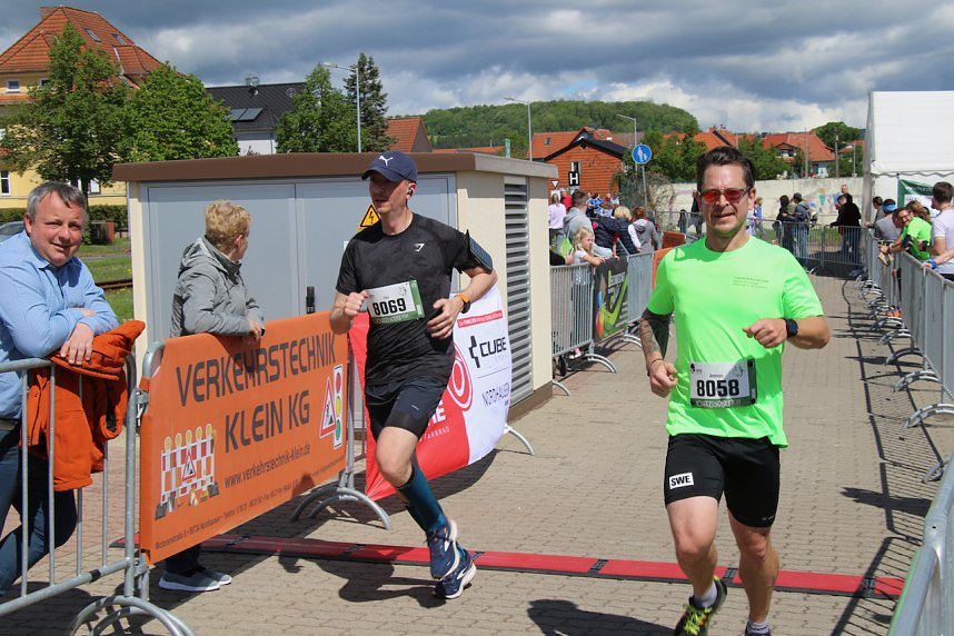 Zieleinlauf zum 10. Harztorlauf