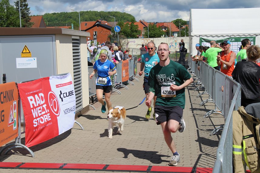 Zieleinlauf zum 10. Harztorlauf