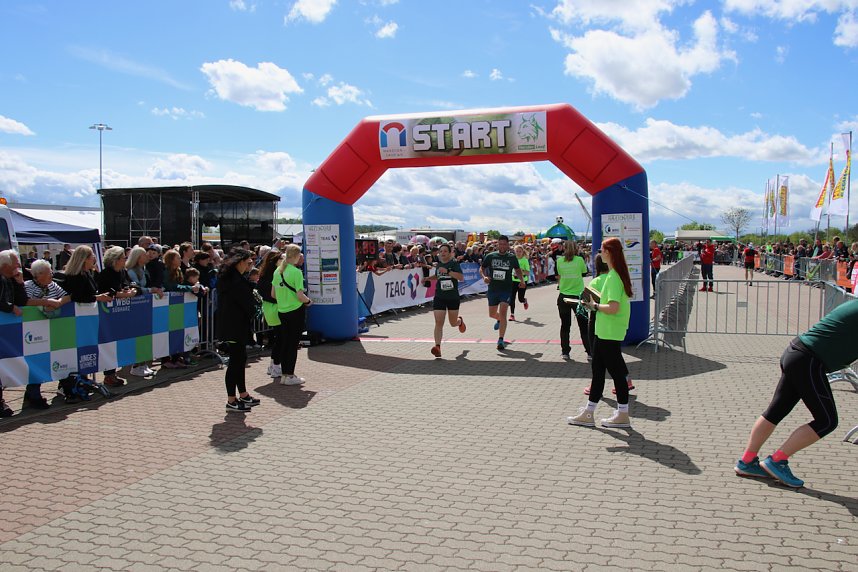 Zieleinlauf zum 10. Harztorlauf