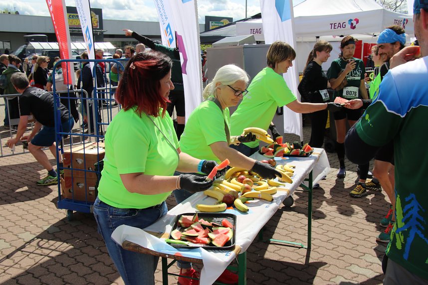 Zieleinlauf zum 10. Harztorlauf