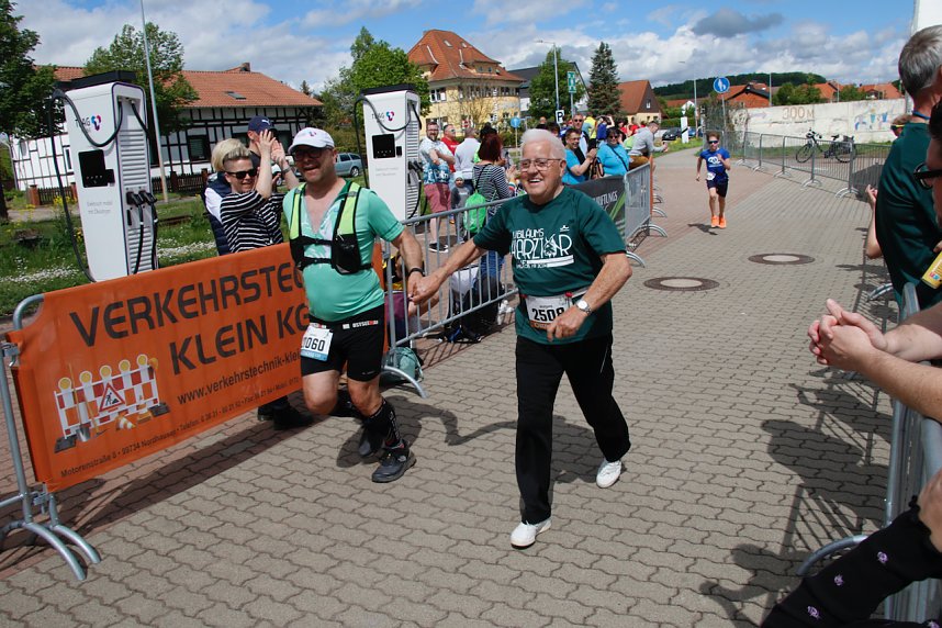 Zieleinlauf zum 10. Harztorlauf