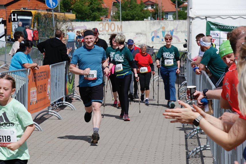 Zieleinlauf zum 10. Harztorlauf