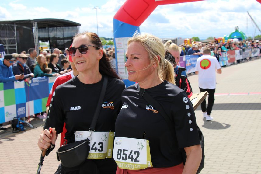 Zieleinlauf zum 10. Harztorlauf